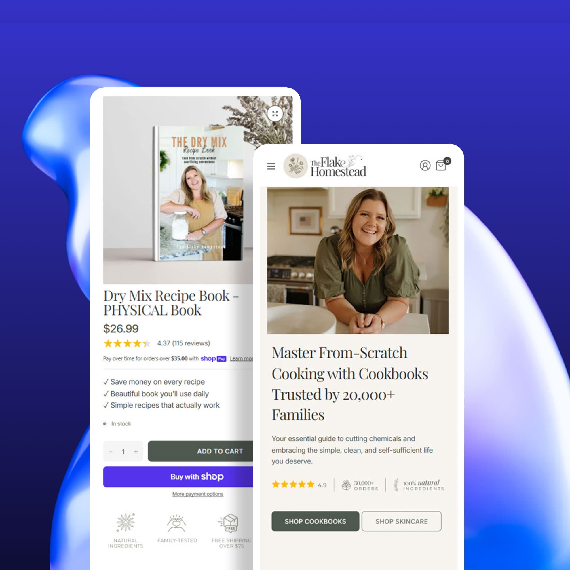 CRO-Optimized Shopify store for The Flake Homestead - Handcrafted Goods Success Case Study