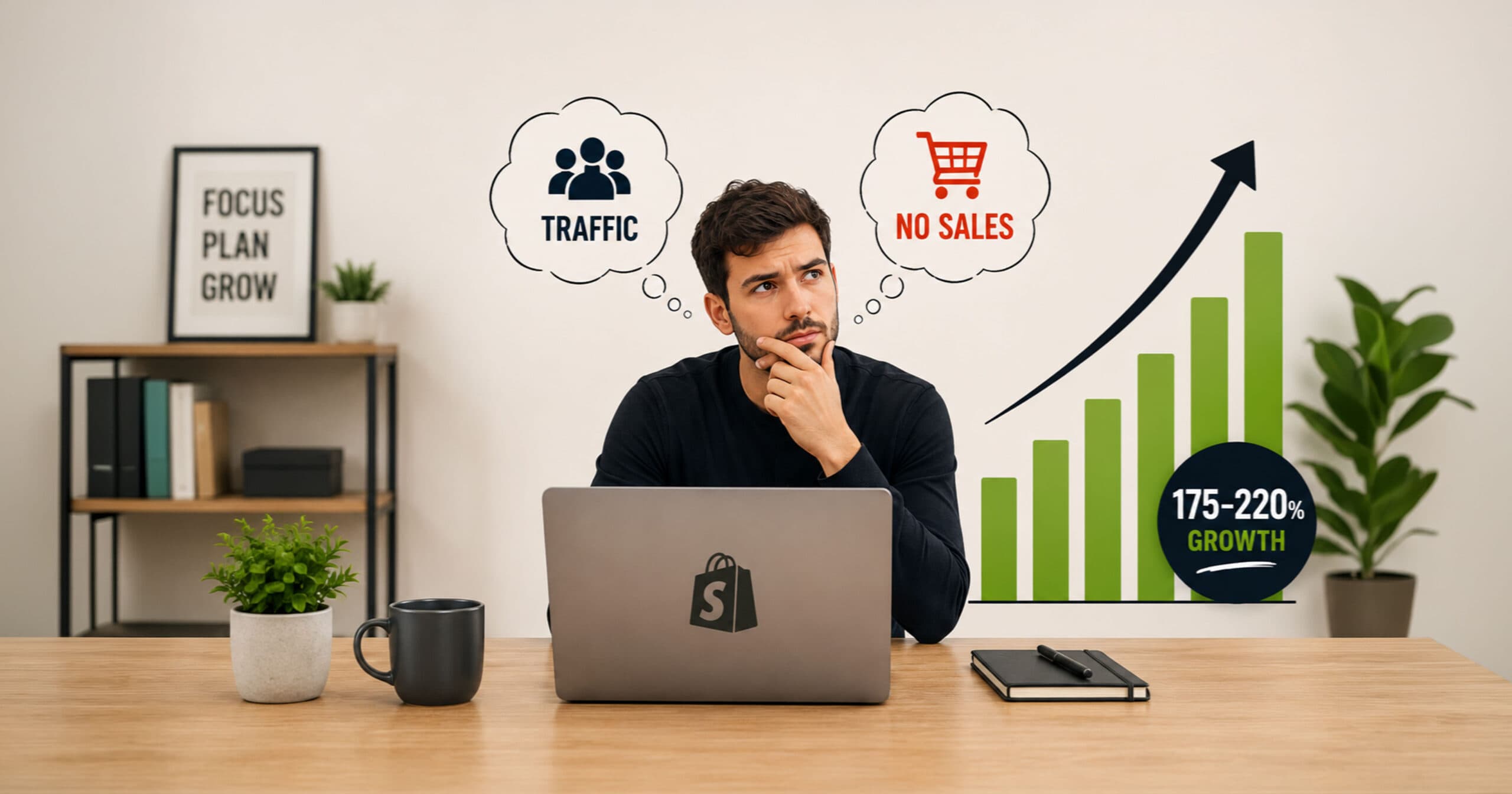 8 Reasons Your Shopify Store Gets Traffic But No Sales (3 Case Studies)