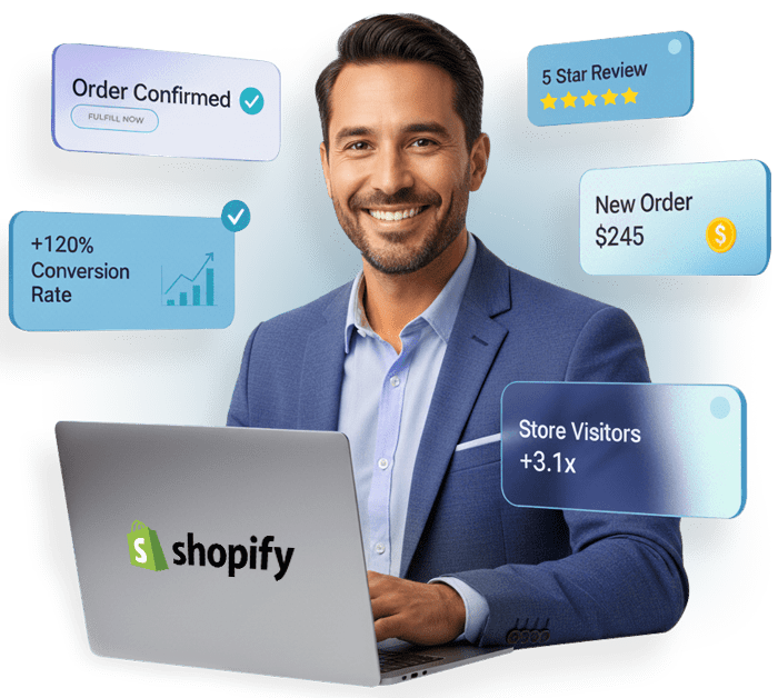 hero image for dreamy codes Shopify web design services